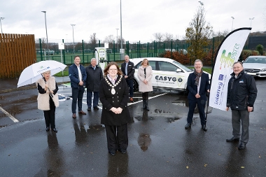 Picture of launch of new charging points 