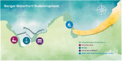 Bangor Waterfront Map 